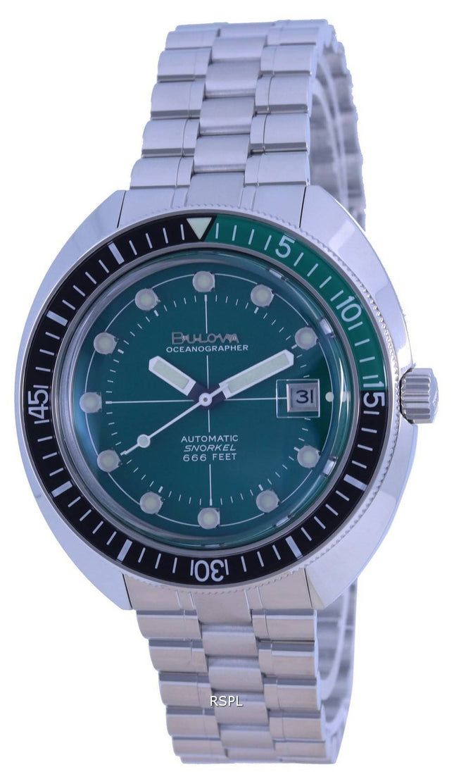 Bulova 70',s Oceanographer Archive Devil Special Edition Automatik 96B322 200M Herrenuhr