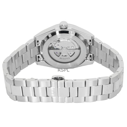 Bulova Surveyor Edelstahl Blau Automatik 96B436 Herrenuhr