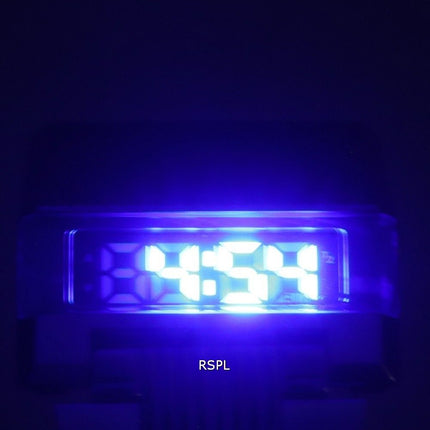 Bulova Computron Archive Series Edelstahl blaues Zifferblatt Quarz 96C139 Herrenuhr