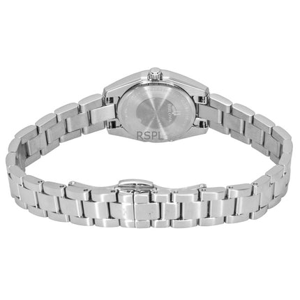 Bulova Surveyor Damenuhr aus Edelstahl, hellblaues Zifferblatt, Quarzwerk, Modell 96L345