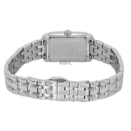 Bulova Sutton Classic Diamond Edelstahl Perlmutt Zifferblatt Quarz 96P244 Damenuhr