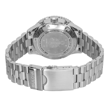 Bulova Marine Star Heritage Special Edition Chronograph Schwarzes Zifferblatt Quarz Taucheruhr 98B451 200M Herrenuhr