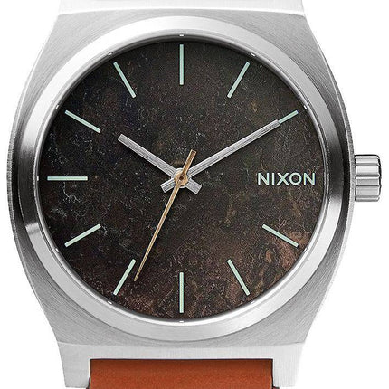 Nixon Time Teller dunkel Kupfer Sattel gewebt A045-1959-00 Herrenuhr