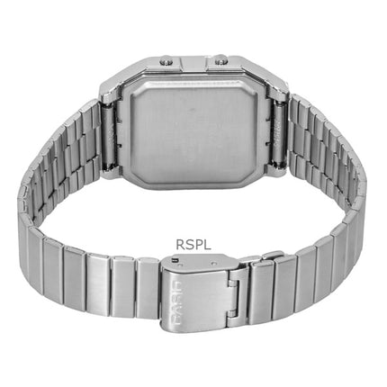 Casio Vintage Digital Edelstahl Quarz A130WE-1A Unisex Uhr