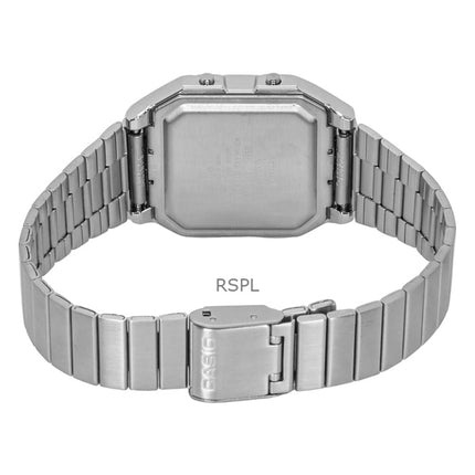 Casio Vintage Digital Edelstahl Quarz A130WE-7A Unisex Uhr