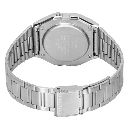 Casio Vintage Digitaluhr aus Edelstahl mit Quarzwerk, Modell A158WEA-7, Unisex