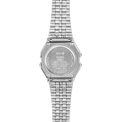 Casio Digitaluhr aus Edelstahl, Quarz, Modell A159WEVJ-2, Unisex