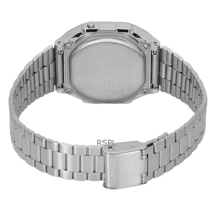 Casio Vintage Digital Edelstahlarmband Quarz A168WA-3A Herrenuhr