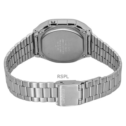 Casio Vintage Digital Edelstahlarmband Quarz A168WA-8 Unisex-Uhr