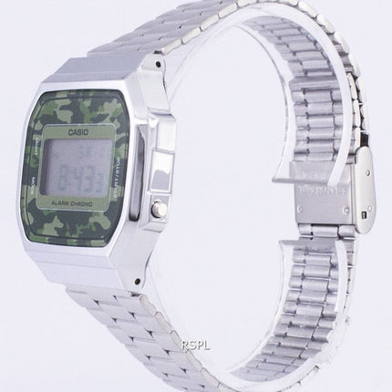 Casio Retro Digital Tarnung Alarm Chrono A168WEC-3EF Unisex Uhr