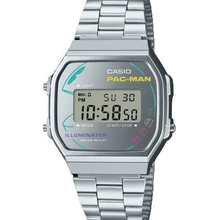 Casio Vintage Digital PAC-MAN Collaboration Quarz A168WEPC-7A Unisex-Armbanduhr