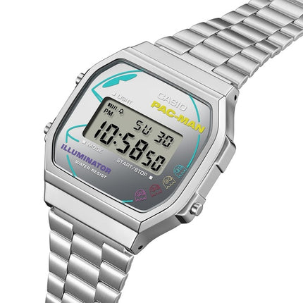 Casio Vintage Digital PAC-MAN Collaboration Quarz A168WEPC-7A Unisex-Armbanduhr