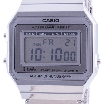 Casio Youth Vintage Täglicher Alarmquarz A-700WM-7A A700WM-7A 100M Damenuhr