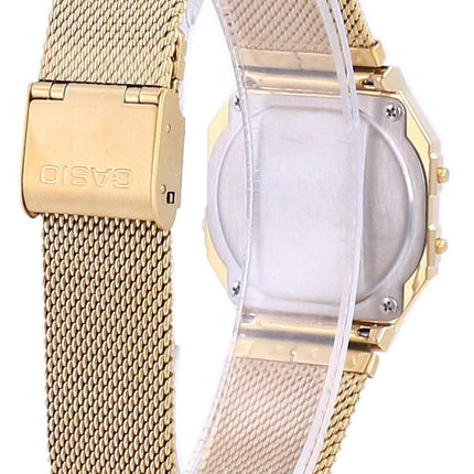 Casio Youth Vintage Gold Tone Edelstahl Digital A700WMG-9A Unisex Uhr