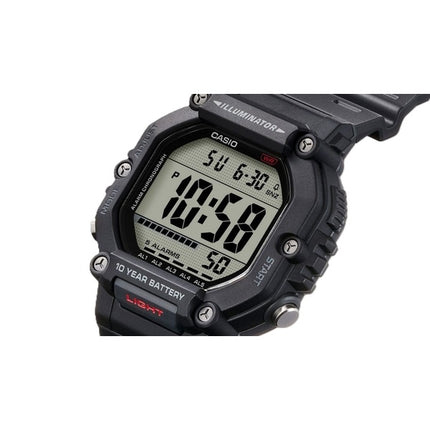 Casio Digital Harzarmband Quarz AE-1600H-1AV 100M Herrenuhr