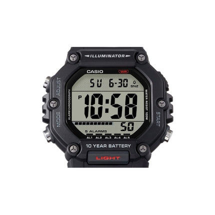 Casio Digital Harzarmband Quarz AE-1600H-8BV 100M Herrenuhr