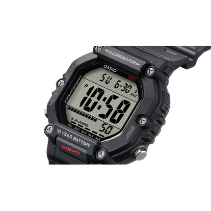 Casio Digital Harzarmband Quarz AE-1600H-8BV 100M Herrenuhr