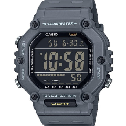 Casio Digital Harzarmband Quarz AE-1600H-8BV 100M Herrenuhr