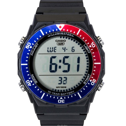 Casio Multifunktionale Digitaluhr für Herren, Harzarmband, Pepsi-Lünette, Quarzwerk, AE-1700H-1A2V, wasserdicht bis 100 m