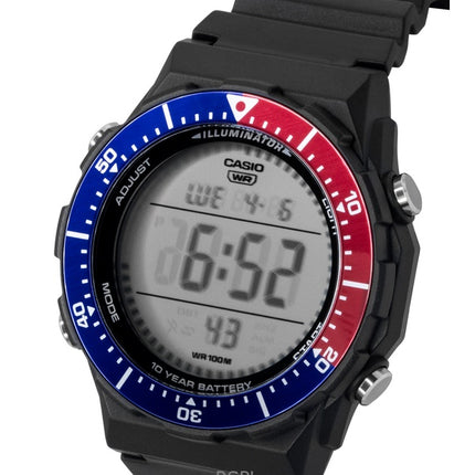 Casio Multifunktionale Digitaluhr für Herren, Harzarmband, Pepsi-Lünette, Quarzwerk, AE-1700H-1A2V, wasserdicht bis 100 m