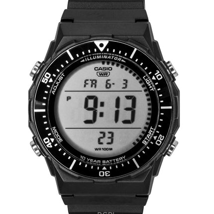 Casio Multifunktionale digitale Herrenuhr mit Harzarmband, Quarzwerk, AE-1700H-1AV, wasserdicht bis 100 m