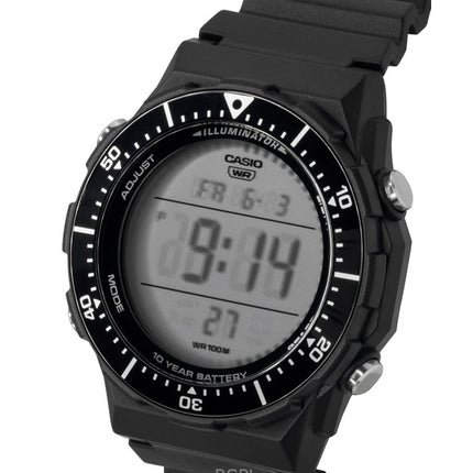 Casio Multifunktionale digitale Herrenuhr mit Harzarmband, Quarzwerk, AE-1700H-1AV, wasserdicht bis 100 m