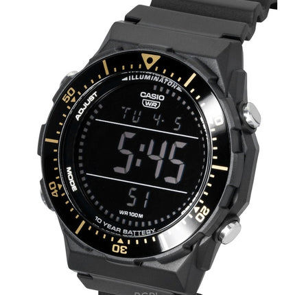 Casio Multifunktionale digitale Herrenuhr mit Harzarmband, Quarzwerk, AE-1700H-1BV, wasserdicht bis 100 m