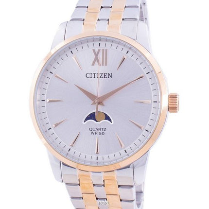 Citizen Moonphase Silber Zifferblatt Quarz AK5006-58A Herrenuhr