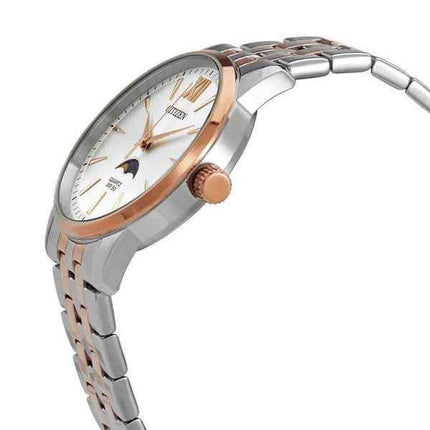Citizen Moonphase Silber Zifferblatt Quarz AK5006-58A Herrenuhr