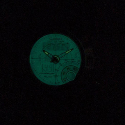 Casio Outgear Jagd Timer Illuminator Kompass AMW-704D-7AV AMW704D-7AV Herrenuhr