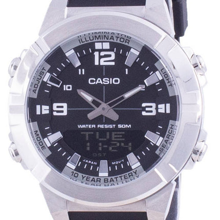 Casio Analog Digital World Time Harzarmband AMW-870-1A AMW870-1 Herrenuhr