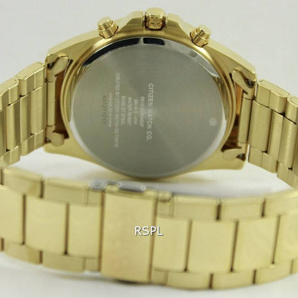 Citizen Chronograph Gold Ton AN3562 - 56p Herrenuhr