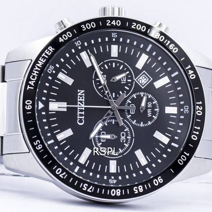 Citizen Quarz Chronograph Tachymeter AN8070-53E Herrenuhr