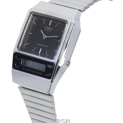 Casio Vintage analog digital schwarzes Zifferblatt Quarz AQ-800E-1A AQ800E-1 Unisex-Uhr