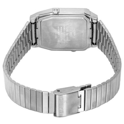 Casio Vintage Analog Digital Edelstahl Armband Quarz AQ-800EC-2A AQ800EC-2 Unisex Uhr