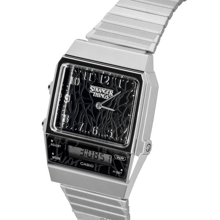 Casio Vintage Analog Digital Stranger Things Schwarzes Zifferblatt Quarz AQ-800EST-1A Unisex-Uhr
