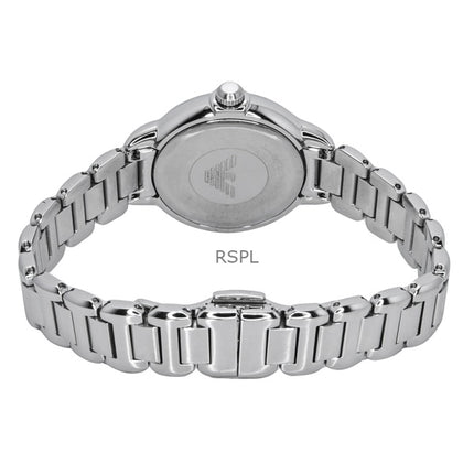 Emporio Armani Edelstahl Perlmutt Zifferblatt Quarz AR11596 Damenuhr