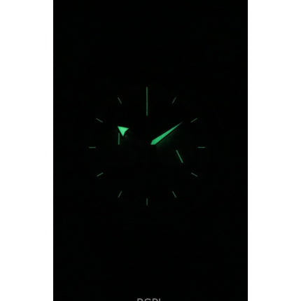 Emporio Armani Chronograph Lederarmband Schwarzes Zifferblatt Quarz AR11635 Herrenuhr