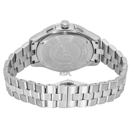 Emporio Armani Chronograph Edelstahl Schwarzes Zifferblatt Quarz AR11691 Herrenuhr