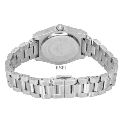 Emporio Armani Damenuhr aus Edelstahl mit Perlmuttzifferblatt und Quarzwerk, Modell AR11723