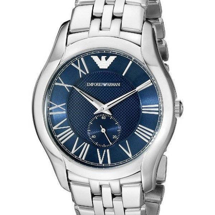 Emporio Armani Classic texturierte blaues Zifferblatt AR1789 Herrenuhr