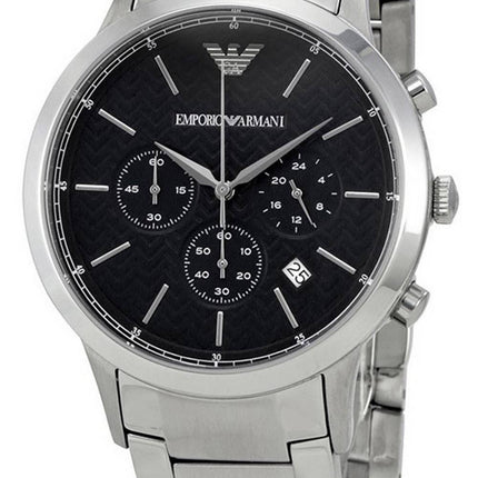 Emporio Armani Renato Chronograph Edelstahl Quarz AR2486 Herrenuhr