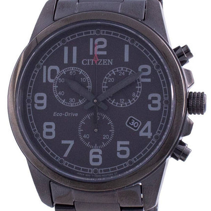 Citizen Chandler Chronograph Schwarzes Zifferblatt Eco-Drive AT0205-52E 100M Herrenuhr