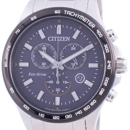 Citizen Blue Dial Tachymeter Eco-Drive AT2424-82H Herrenuhr
