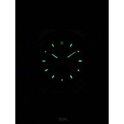 Citizen Record Label 1984 Chronograph Edelstahl weißes Zifferblatt Quarz AT2541-54A Herrenuhr