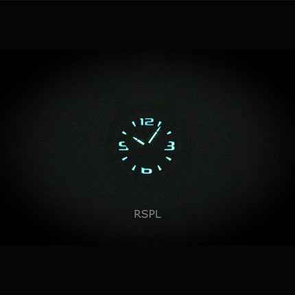 Citizen Brycen Chronograph Silikonarmband Schwarzes Zifferblatt Eco-Drive AT2585-08E 100M Herrenuhr