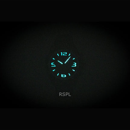 Citizen Brycen Chronograph Silikonarmband Schwarzes Zifferblatt Eco-Drive AT2587-02E 100M Herrenuhr