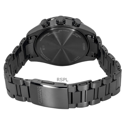 Citizen Attesa Funk-Chronograph Super Titanium Multicolor Zifferblatt Eco-Drive AT8286-65E 100M Herrenuhr