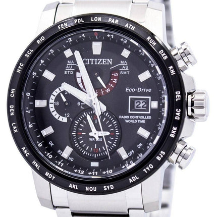 Citizen Eco-Drive Atomic Radio Controlled World Time AT9071-58E Herrenuhr