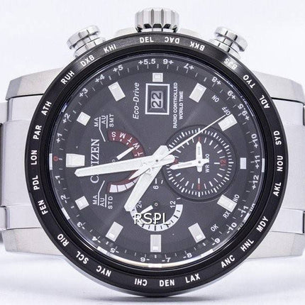 Citizen Eco-Drive Atomic Radio Controlled World Time AT9071-58E Herrenuhr